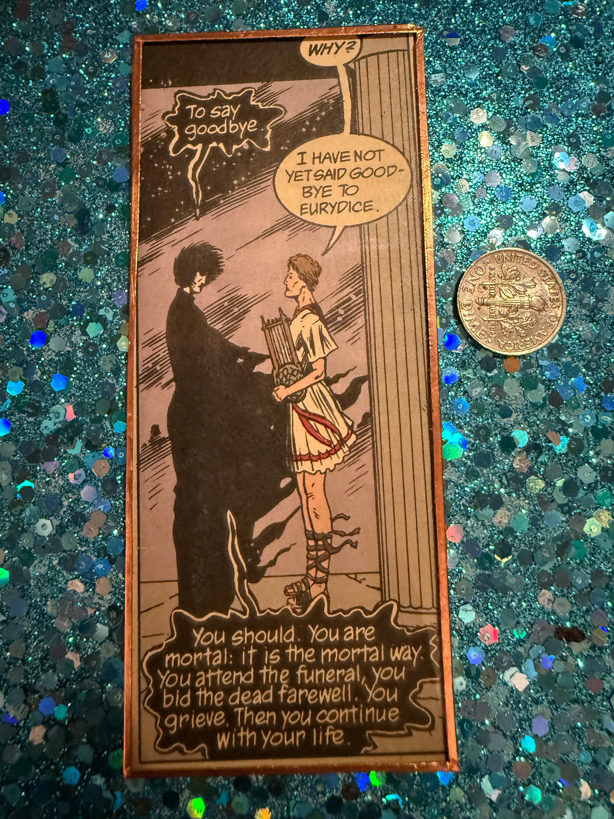Dream & Orpheus from Sandman "I have not yet said goodbye.." magnet