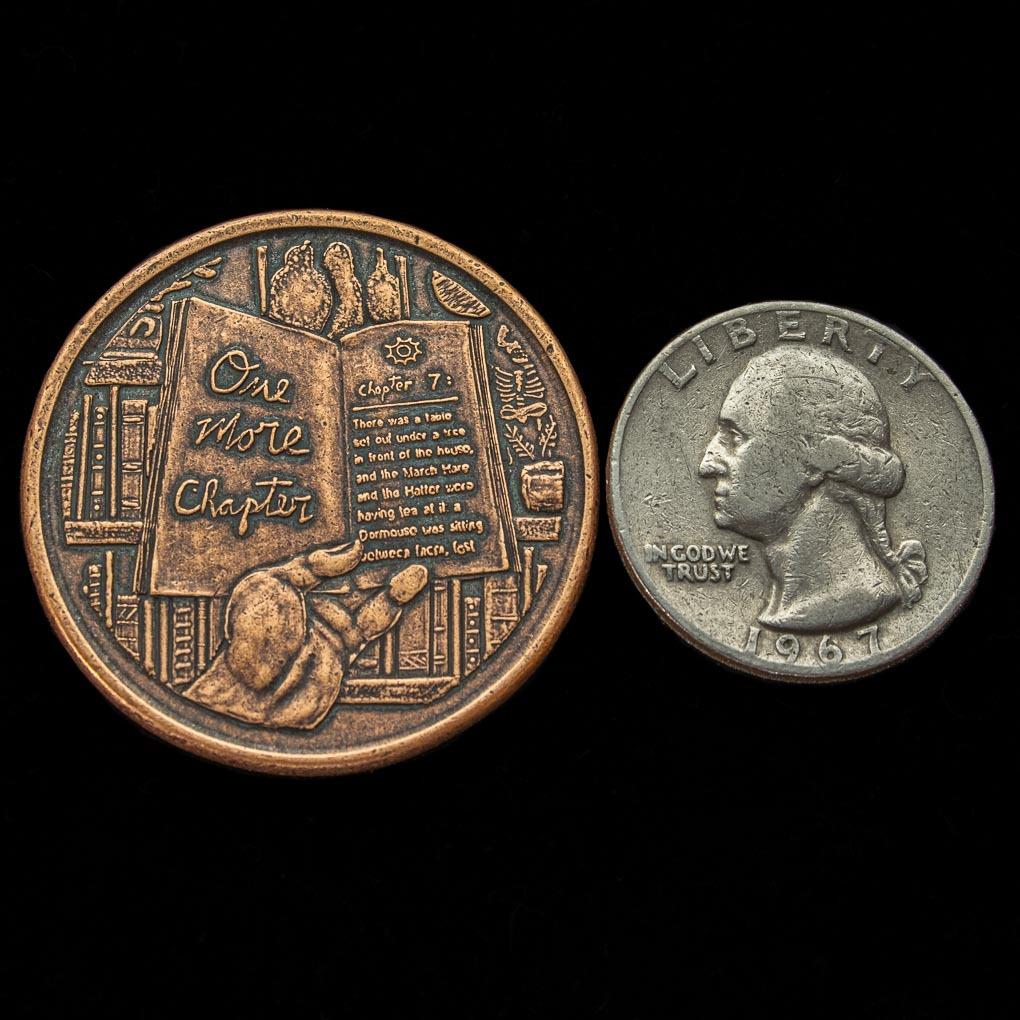 Best selling coin!! One More Chapter/Go To Bed Decision Maker Coin.