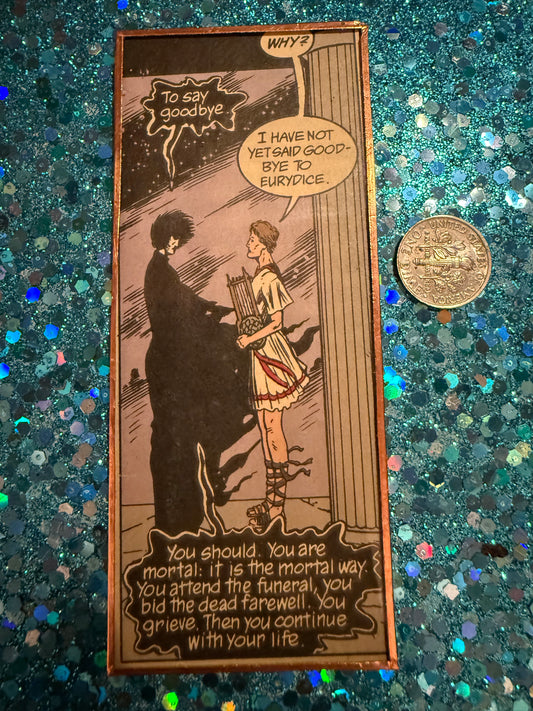 Dream & Orpheus from Sandman "I have not yet said goodbye.." magnet
