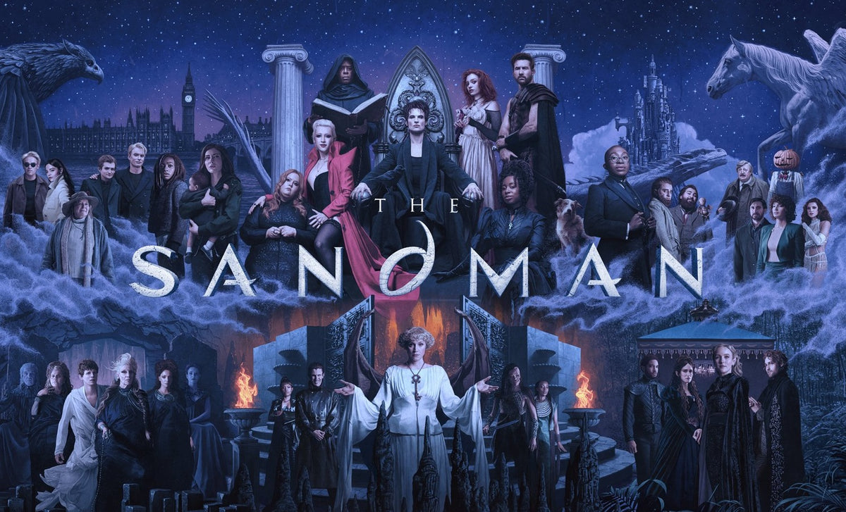 15 pc. Sandman Sticker/Postcard Set + Free Bonus Promo Sticker!