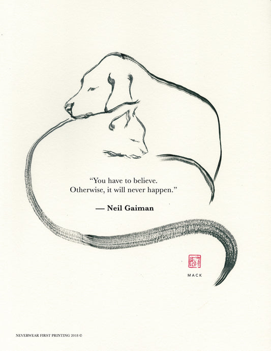 David Mack's BELIEVE piece, now in print form!